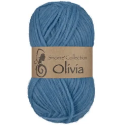 Viking Garn Olivia 50 g lys jeansblå