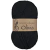Viking Garn Olivia 50 g svart