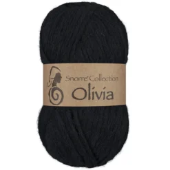 Viking Garn Olivia 50 g svart