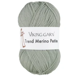 Viking Garn Trend Merino Petite 50 g tåkegrønn 334