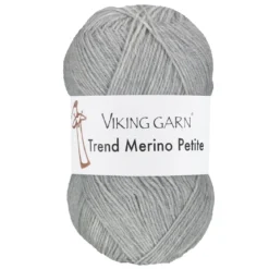 Viking Garn Trend Merino Petite 50 g lysegrå 313