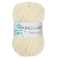 Viking Naturgarn 50 g hvit 600