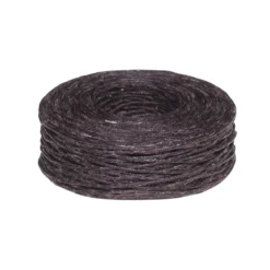 Vokset lintråd 45 meter på rull, brun. 0,8 mm tykk