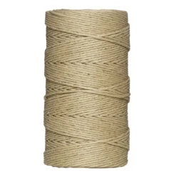 Vokset lin 2 mm 130 m naturfarge