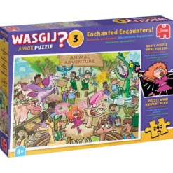 Wasgij Junior puslespill #3 – Enchanted encounters! 240 biter, 68×49 cm