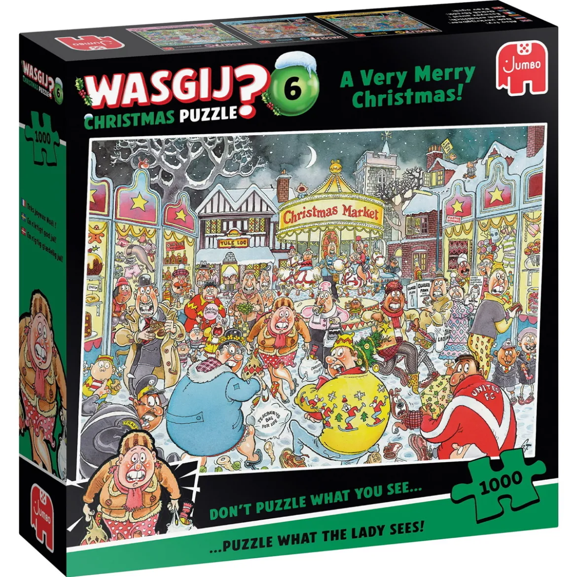 Wasgij puslespill #6 Christmas – A Very Merry Christmas! 1000 biter, 68x49 cm