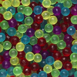 Waterbeads 800-pakning Transparent, vannperler i 5 ulike farger