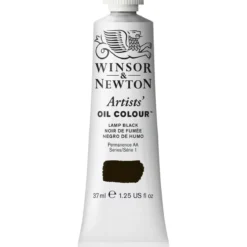 Winsor & Newton Artists' oljemaling 37 ml Lamp Black 337
