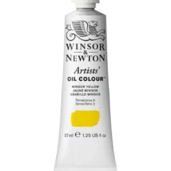 Winsor & Newton Artists' oljemaling 37 ml Winsor Yellow 730