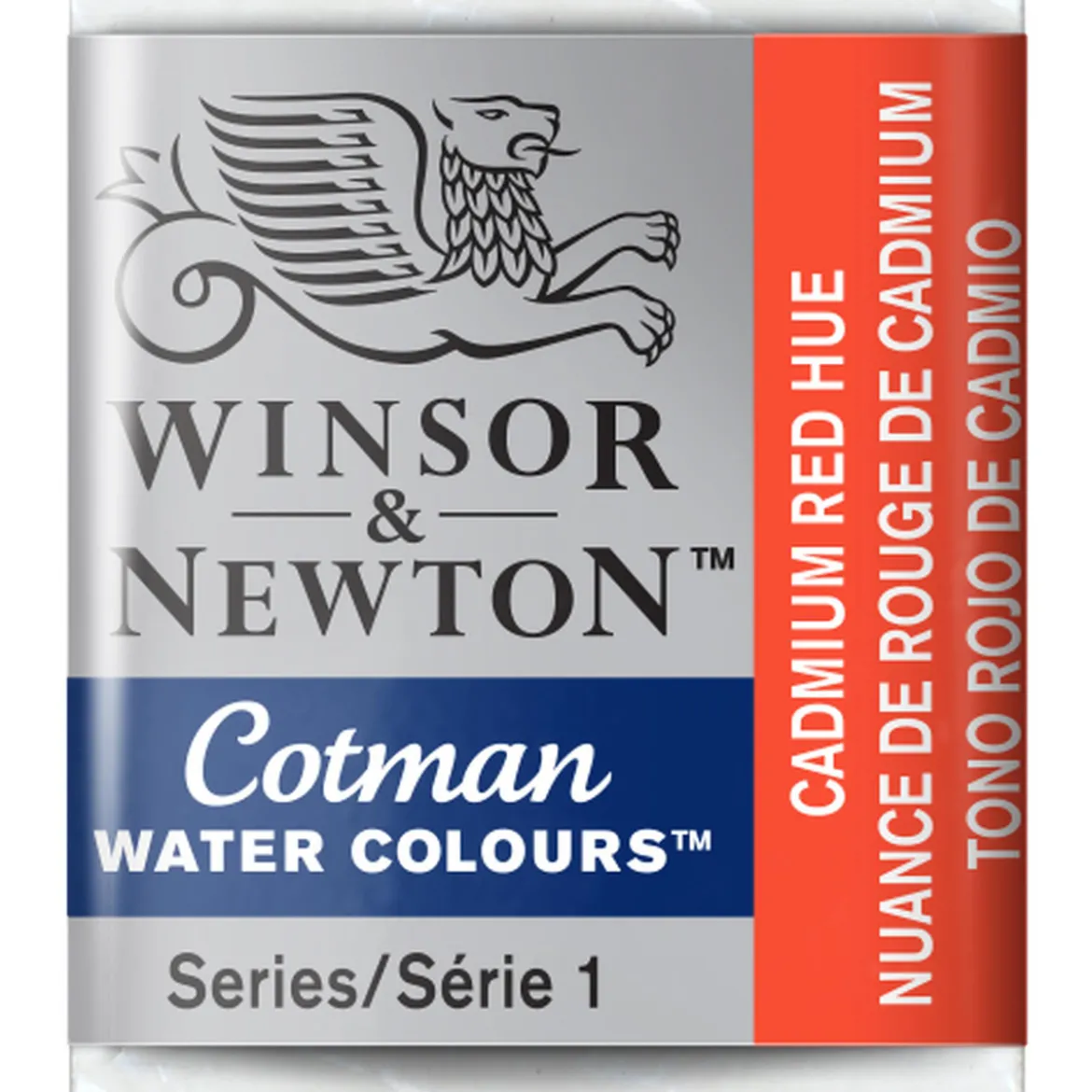 Winsor & Newton Cotman akvarellmaling halvkopp – Cadmium Red Hue 095