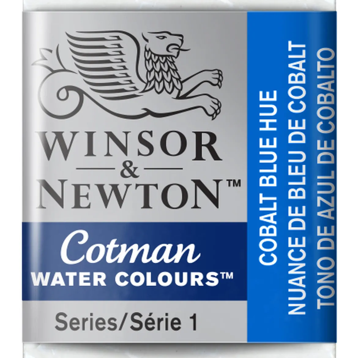 Winsor & Newton Cotman akvarellmaling halvkopp – Cobalt Blue Hue 179
