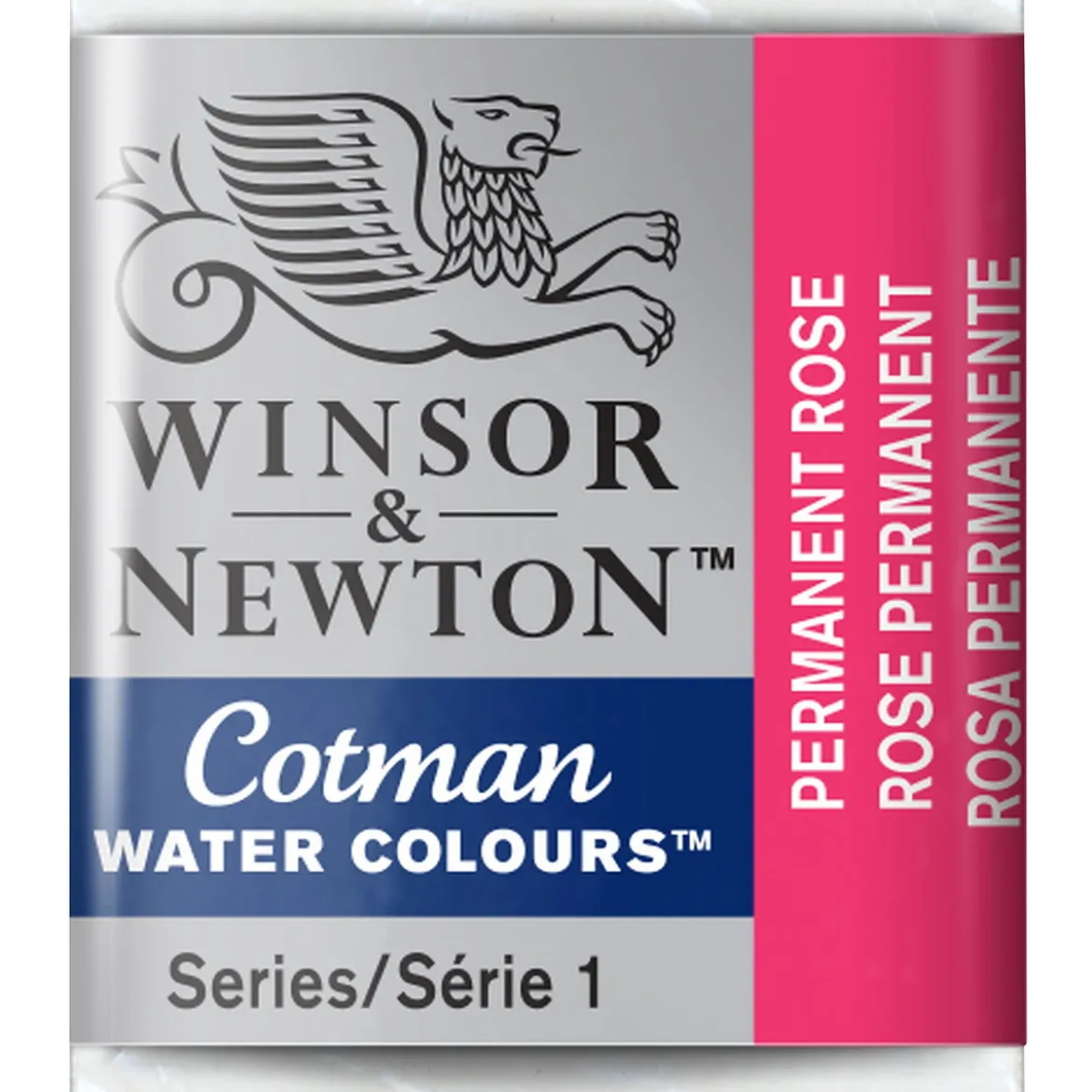 Winsor & Newton Cotman akvarellmaling halvkopp – Permanent Rose 502