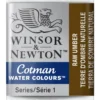 Winsor & Newton Cotman akvarellmaling halvkopp – Raw Umber 554