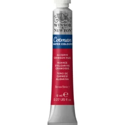 Winsor & Newton Cotman akvarellmaling 8 ml tube – Alizarine Crimson Hue 003