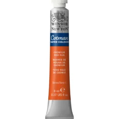 Winsor & Newton Cotman akvarellmaling 8 ml tube – Cadmium Red Deep Hue 098