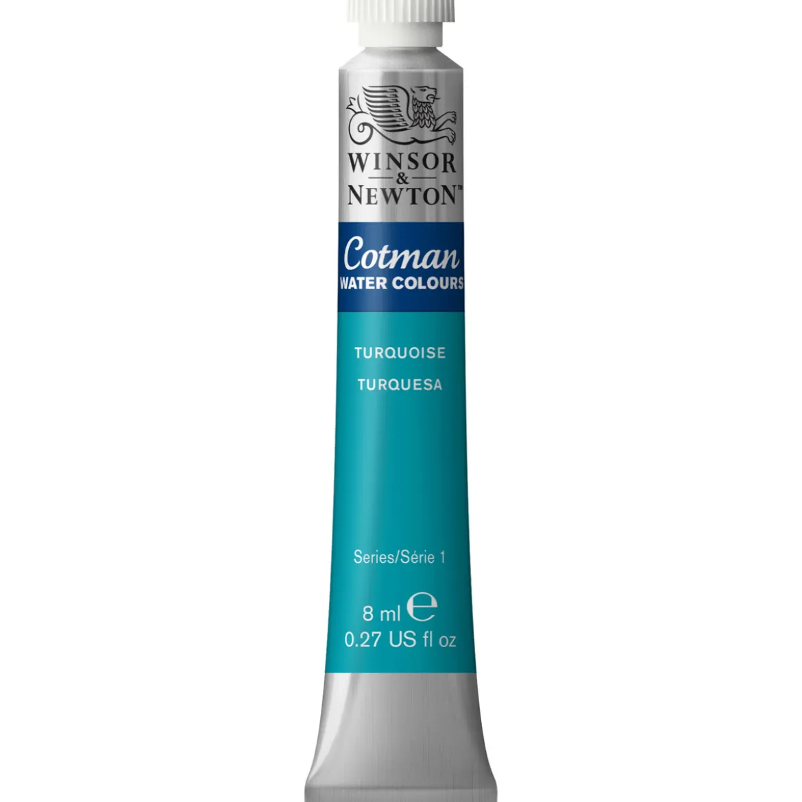 Winsor & Newton Cotman akvarellmaling 8 ml tube – Turquoise 654