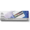 Winsor & Newton Cotman Sketch Box, akvarellmaling, 24 halvkopper i metalletui