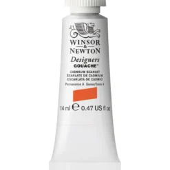 Winsor & Newton Designers Gouache 14 ml – Cadmium scarlet 106