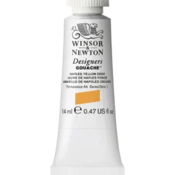 Winsor & Newton Designers Gouache 14 ml – Naples yellow deep 425