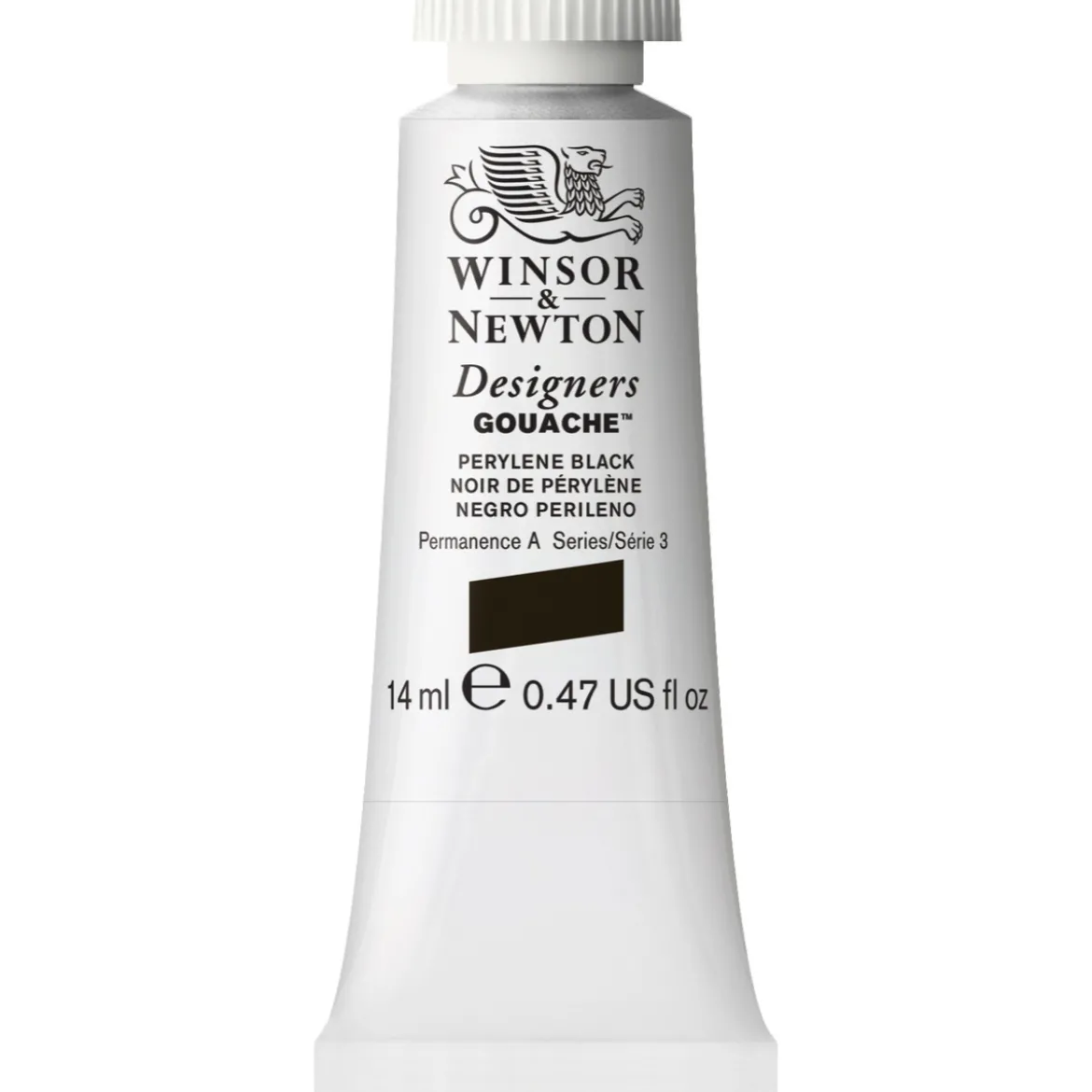 Winsor & Newton Designers Gouache 14 ml – Perylene black 505
