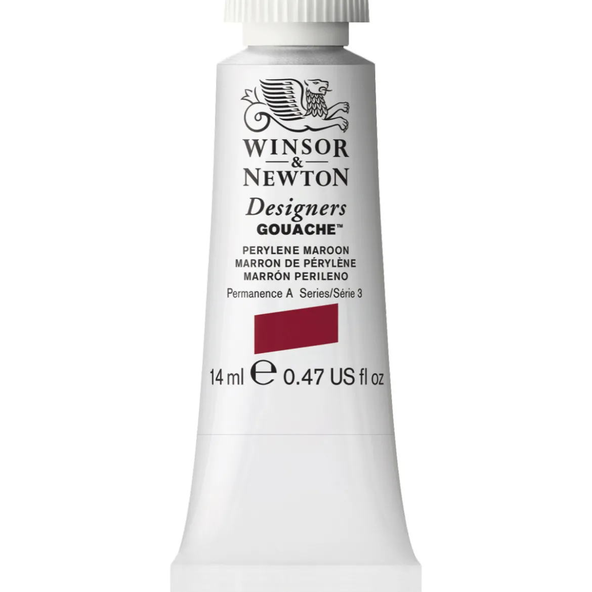 Winsor & Newton Designers Gouache 14 ml – Perylene maroon 507