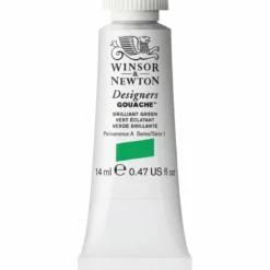 Winsor & Newton Designers Gouache 14 ml – Brilliant green 046