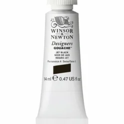 Winsor & Newton Designers Gouache 14 ml – Jet black 335