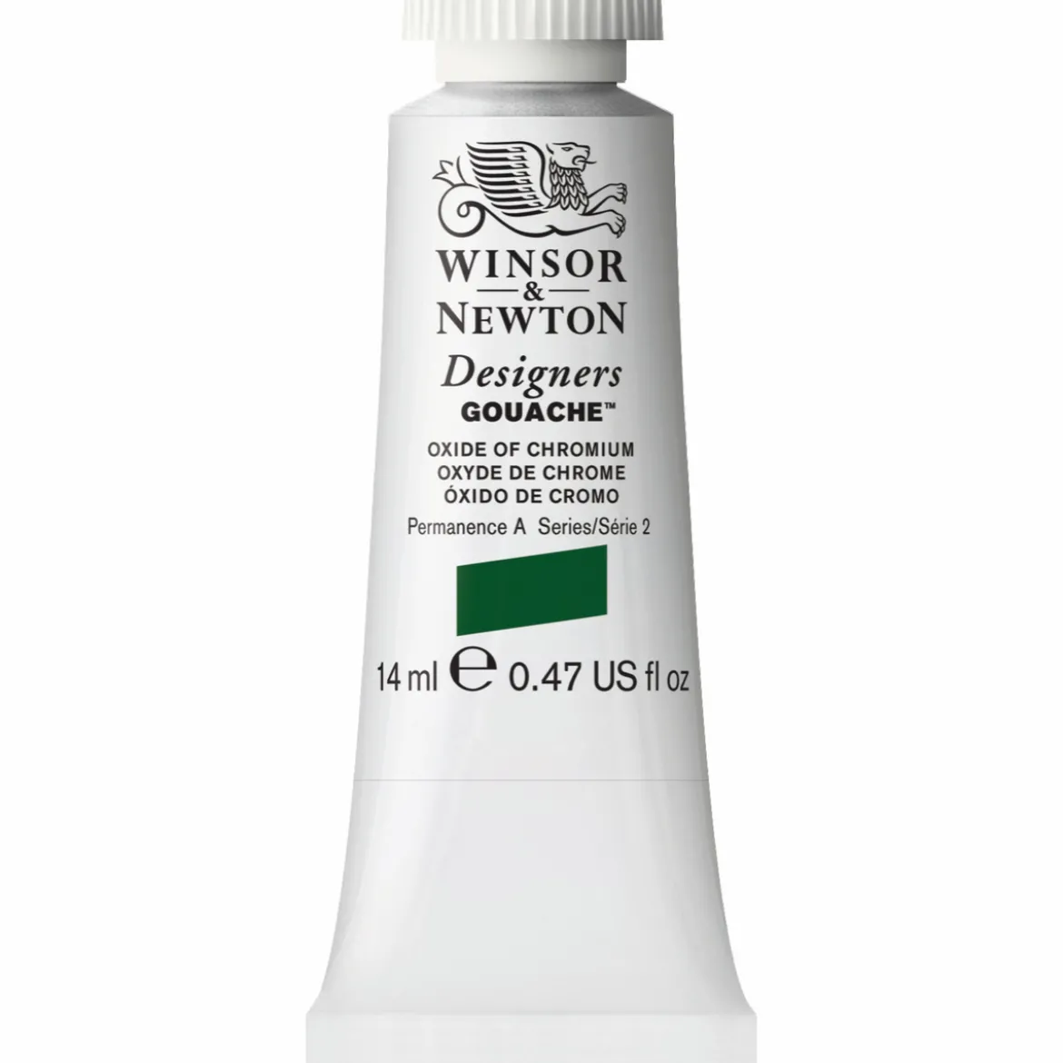 Winsor & Newton Designers Gouache 14 ml – Permanent green deep 482