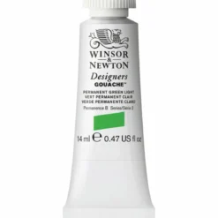 Winsor & Newton Designers Gouache 14 ml – Permanent green light 483