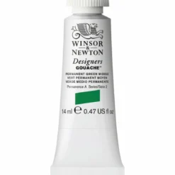 Winsor & Newton Designers Gouache 14 ml – Permanent green middle 484