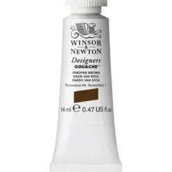 Winsor & Newton Designers Gouache 14 ml – Vandyke brown 676