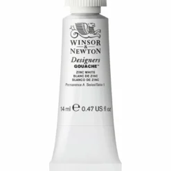 Winsor & Newton Designers Gouache 14 ml – Zinc white 748