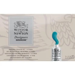 Winsor & Newton Designers Gouache Primary Set, 6×14 ml gouachemaling
