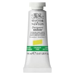Winsor & Newton Designers Gouache 14 ml – Kadmiumfri / Cadmium-free Lemon 898