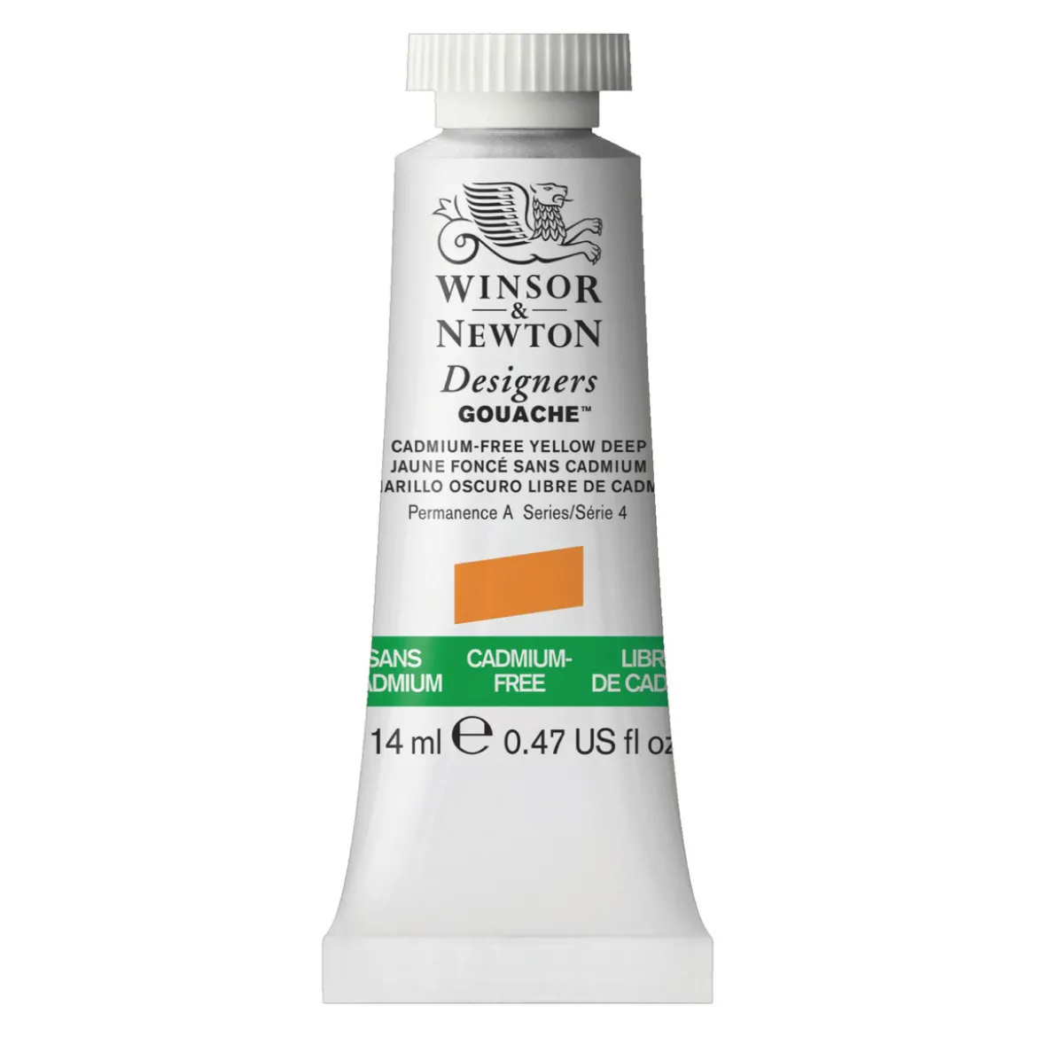 Winsor & Newton Designers Gouache 14 ml – Kadmiumfri / Cadmium-free Yellow 890
