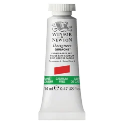 Winsor & Newton Designers Gouache 14 ml – Kadmiumfri / Cadmium-free Red 901