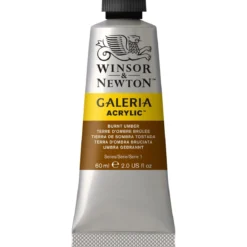 Winsor & Newton Galeria akrylmaling 60 ml Burnt Umber 076