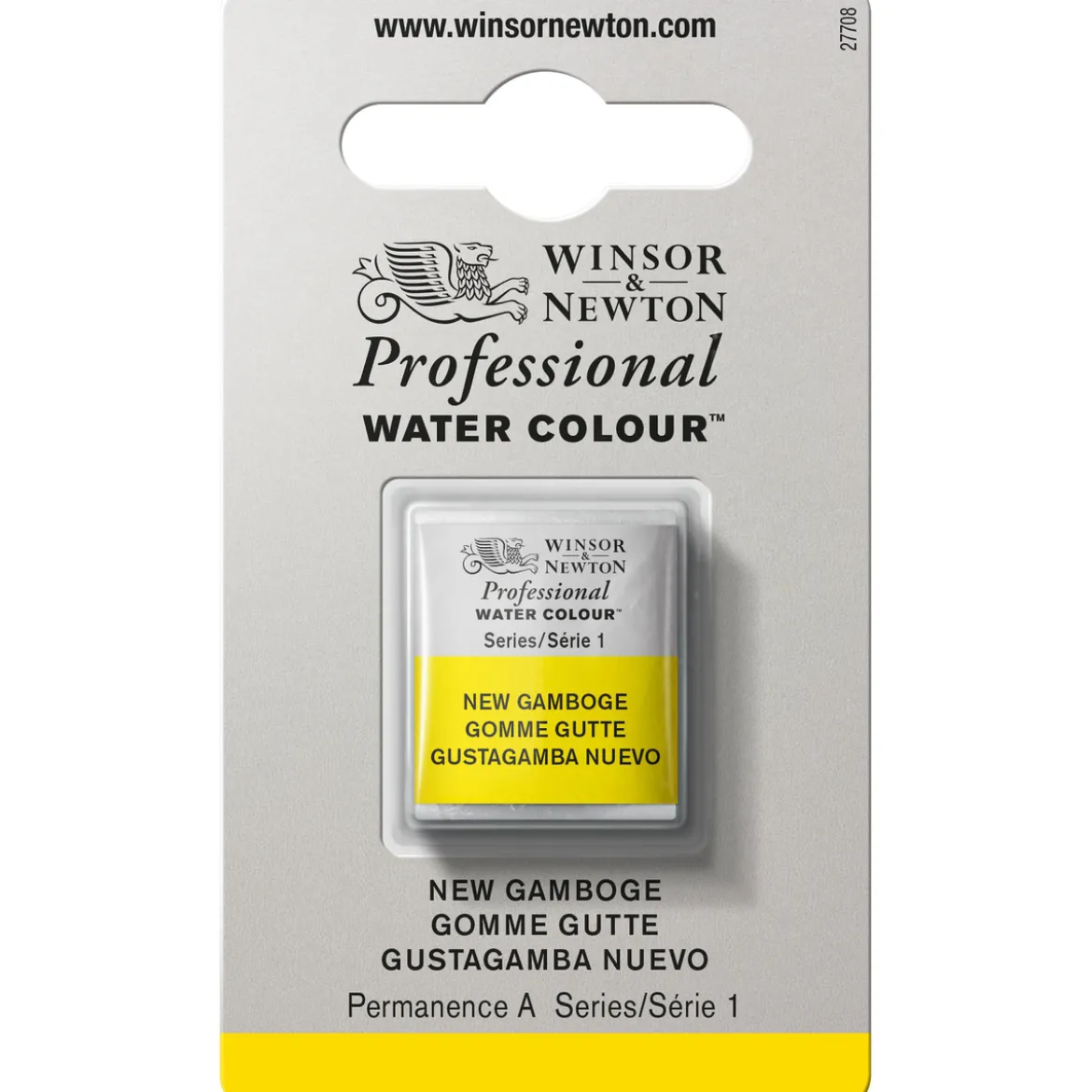 Winsor & Newton Professional akvarellmaling halvkopp Gold Ochre 285