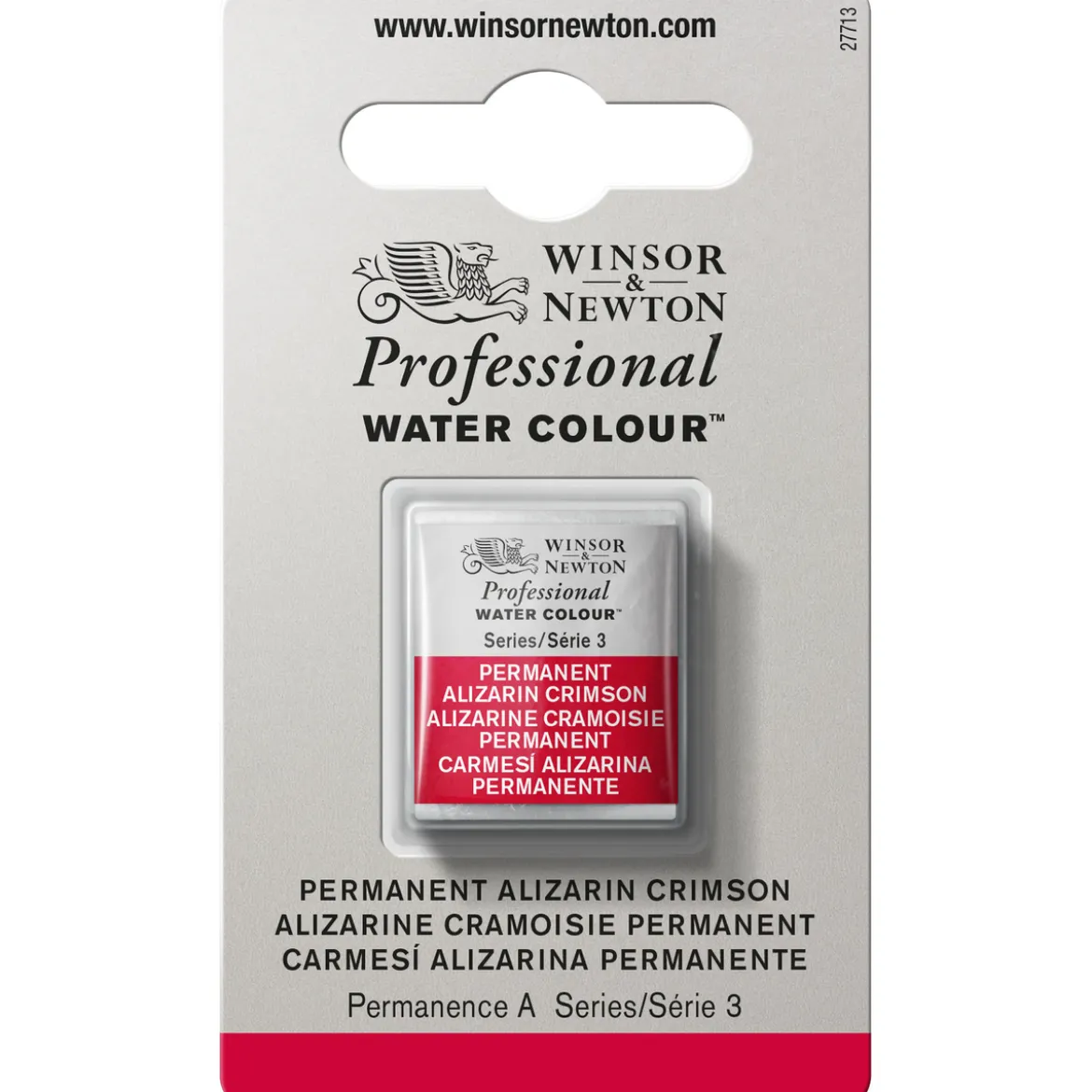 Winsor & Newton Professional akvarellmaling halvkopp Permanent Alizarin Crimson 466