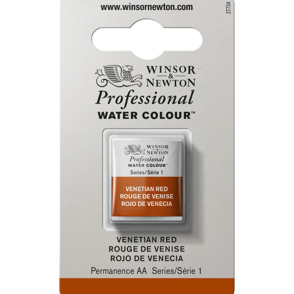 Winsor & Newton Professional akvarellmaling halvkopp Venetian Red 678