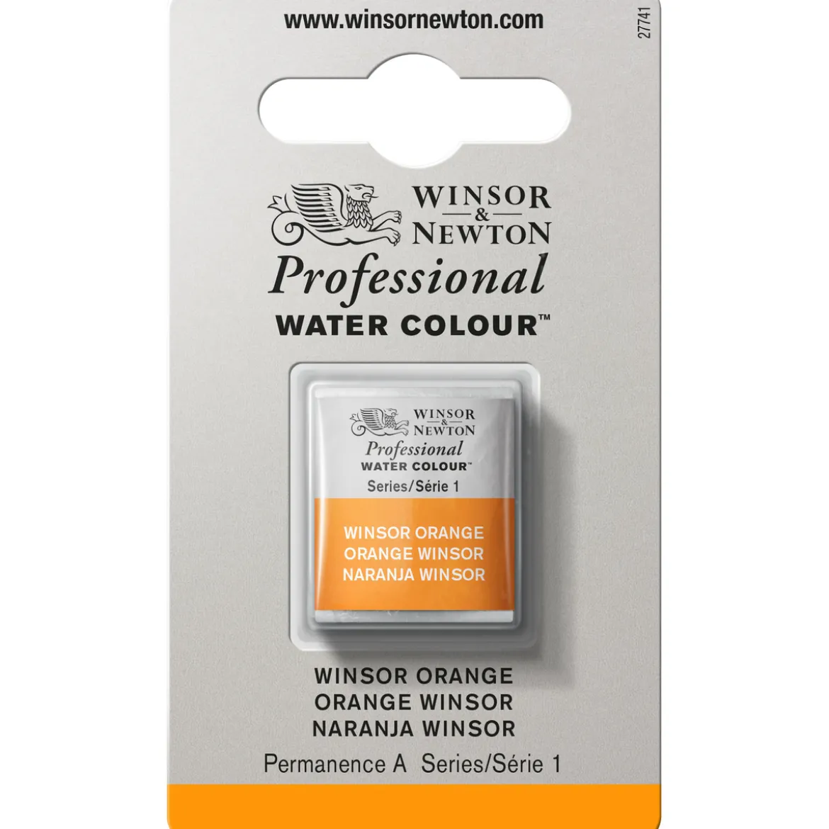 Winsor & Newton Professional akvarellmaling halvkopp Winsor Orange 724