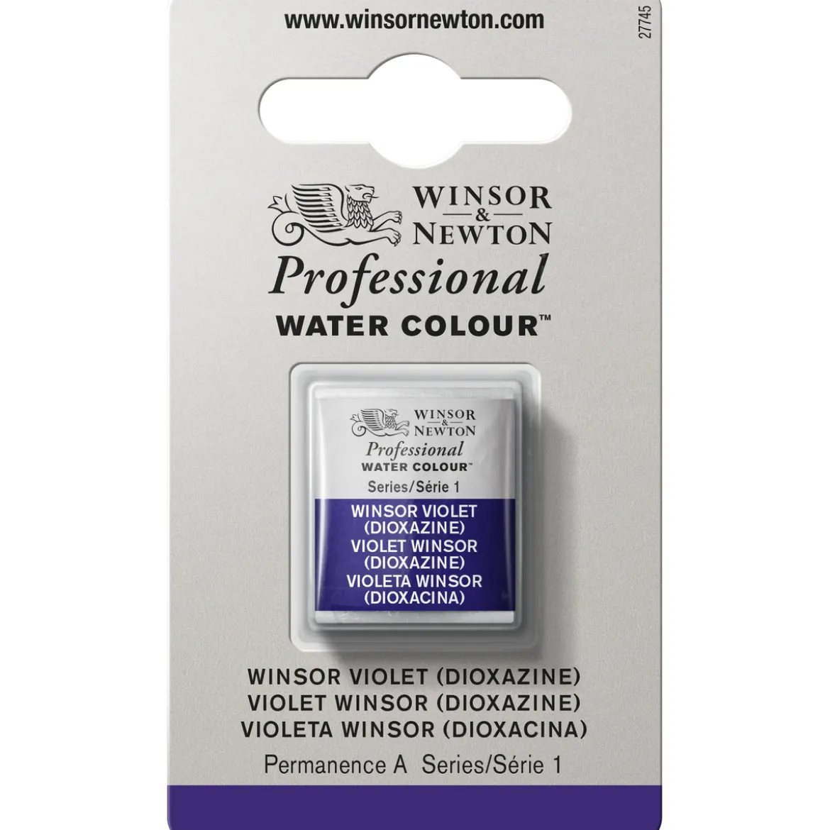 Winsor & Newton Professional akvarellmaling halvkopp Winsor Violet (Dioxazine) 733