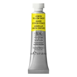 Winsor & Newton Professional akvarellmaling 5 ml Lemon Yellow Deep 348