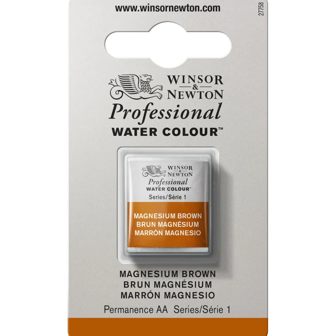 Winsor & Newton Professional akvarellmaling halvkopp Mars Black 386