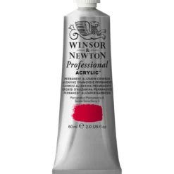 Winsor & Newton Professional akrylmaling 60 ml Permanent Alizarin Crimson 466