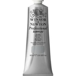 Winsor & Newton Professional akrylmaling 60 ml Silver 617