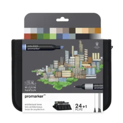 Winsor & Newton Promarker Architectural tones 24