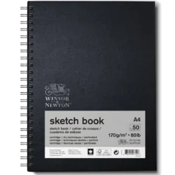 Winsor & Newton Sketch spiralbundet skissebok A4 (210×297 mm), 50 ark, 170 g/m²
