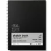 Winsor & Newton Sketch spiralbundet skissebok A3 (297×420 mm), 50 ark, 170 g/m²