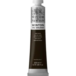 Winsor & Newton Winton oljemaling 200 ml Lamp Black 337